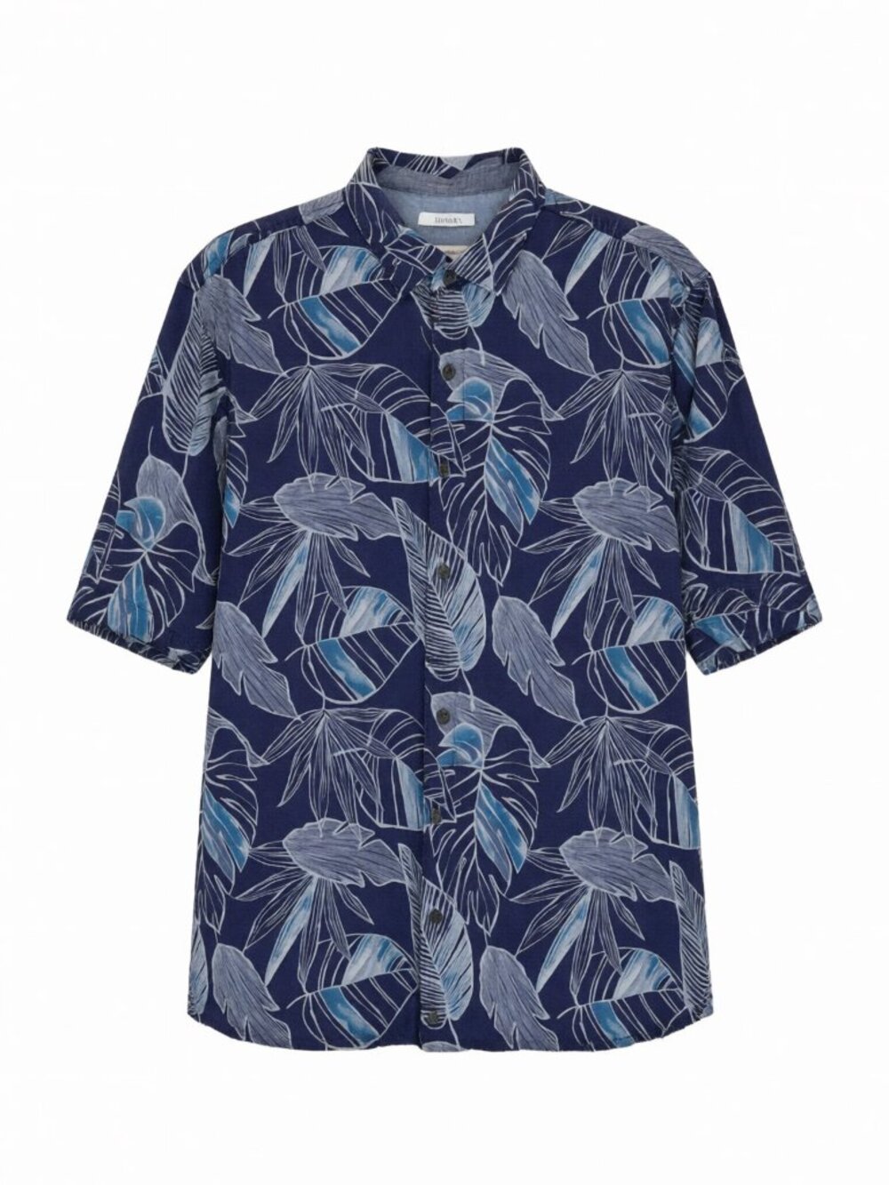 Tommy Bahama Hawaiian Shirt Men XL Blue